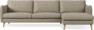 Madison - 3-sits soffa med schäslong höger - Beige
