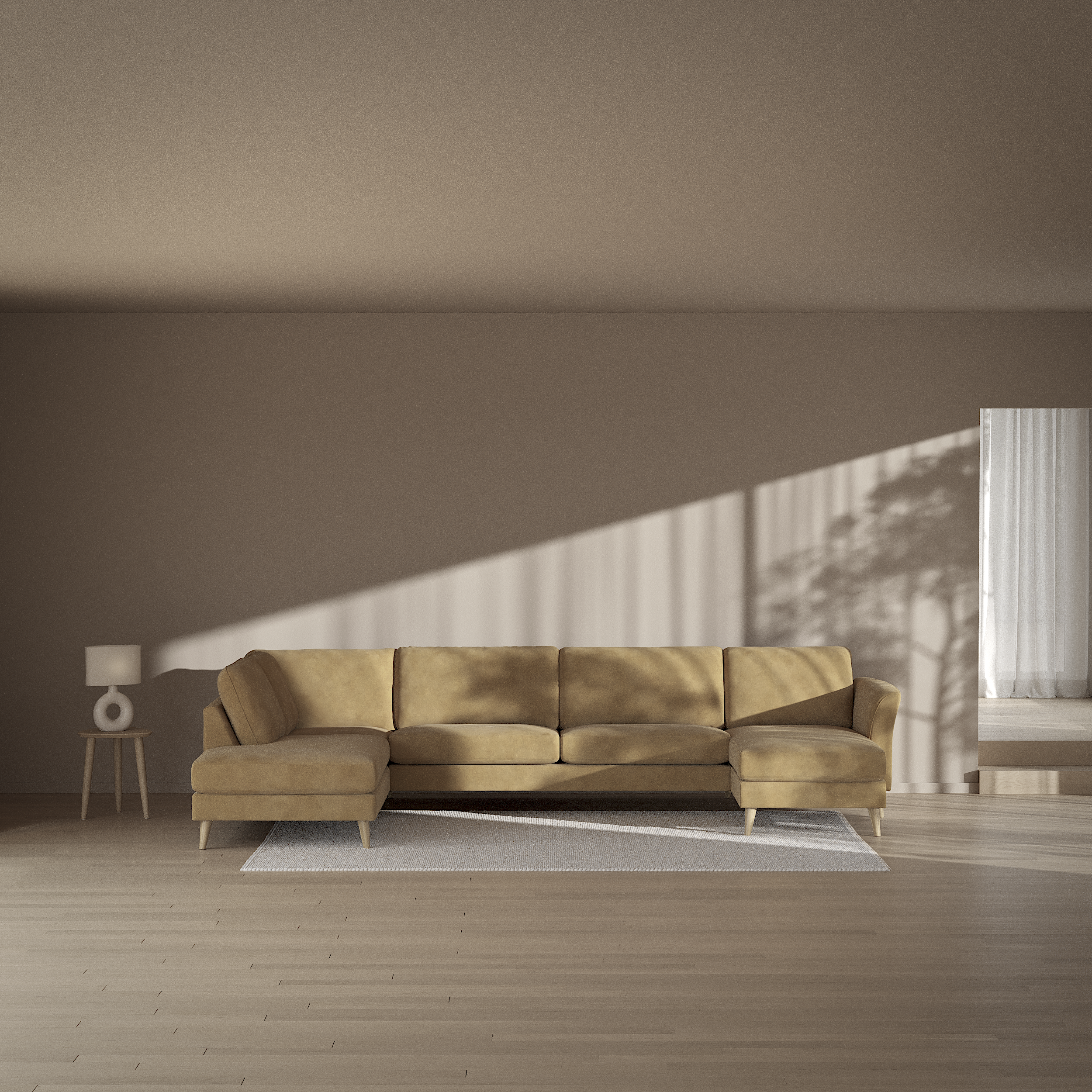 Bridge - 3-sits soffa med divan vänster och schäslong höger - inspiration