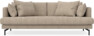 Harper - 3-sits soffa, hel dyna - Brun