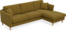 Eden - 2,5-sits soffa med schäslong - Gul