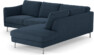 Madison Lux - 2-sits soffa med divan höger - Blå