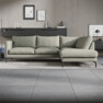 Impression Delux - 3-sits soffa med divan höger - Grön
