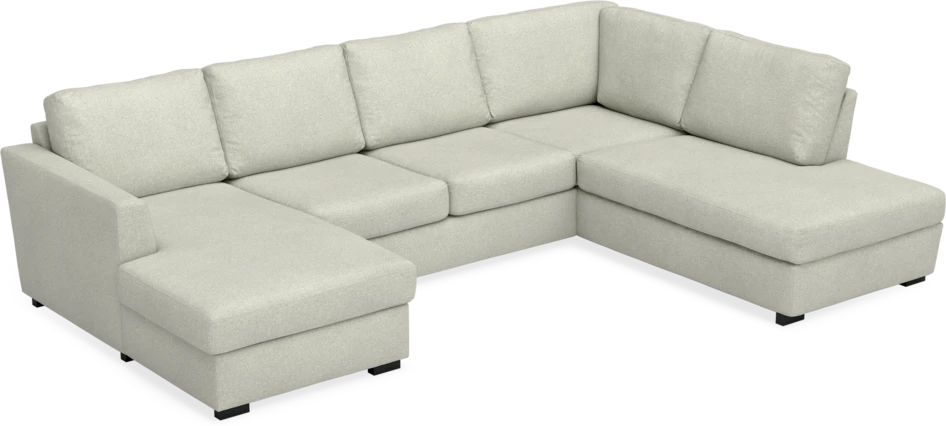 Friday - 3-sits soffa med schäslong vänster och divan höger - Beige