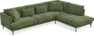 Harper - 3-sits soffa med divan höger - Grön