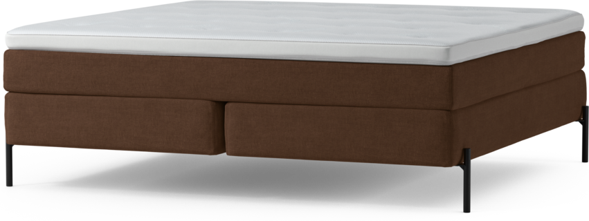 Delux Sense - Kontinentalsäng, dubbelsäng med bäddmadrass och sängben