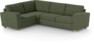 Friday - Hörnsoffa, 1,5+2,5-sits - Grön
