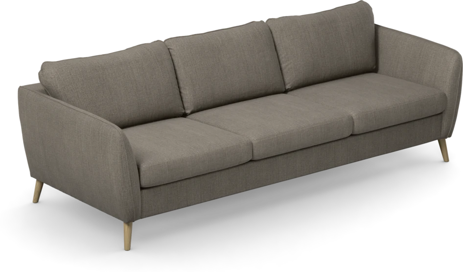 County - 3-sits soffa - Brun