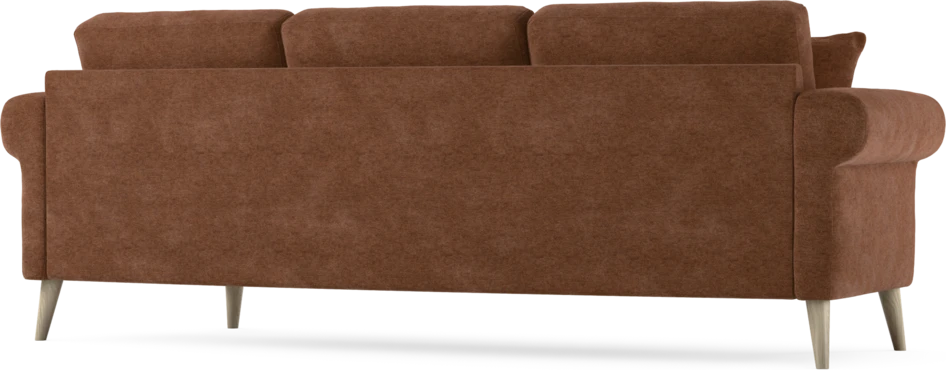 Eden - 3-sits soffa svängd - Orange