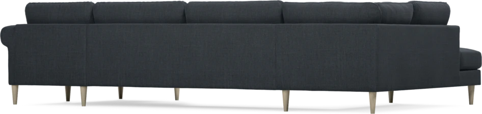 Bridge - 3-sits soffa med divan vänster och schäslong höger - Blå