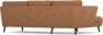 Madison Lux - 2-sits soffa med schäslong vänster - Orange