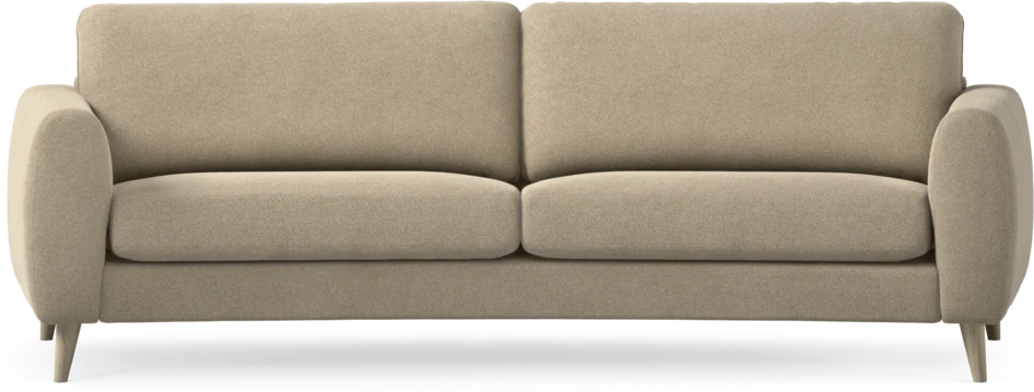 Bridge - 3-sits soffa svängd - Beige