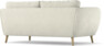 Madison Lux - 2-sits soffa - Vit