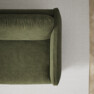 Madison Lux - 3-sits soffa med divan höger - Grön
