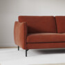 Madison Lux - 3-sits soffa - Röd