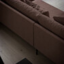 Harper - 3-sits soffa med divan vänster - Rosa