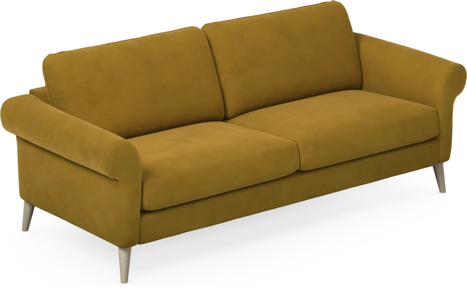 Bridge - 3-sits soffa - Gul