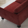 Madison - 2-sits soffa med divan höger - Rosa