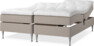 Delux Sense - Ställbar säng, dubbelsäng med bäddmadrass - Beige