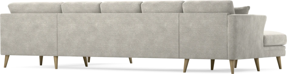 Eden - 3-sits soffa med schäslong vänster och divan höger - Grå