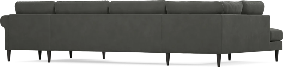 Bridge - 3-sits soffa med divan vänster och schäslong höger - Grå