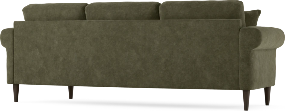 Eden - 3-sits soffa svängd - Grön