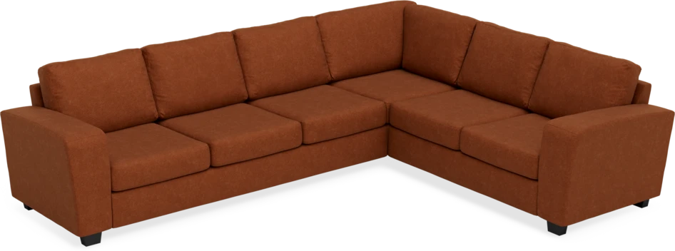 Friday - Hörnsoffa, 3+2-sits - Orange