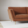 Madison - 3-sits soffa med divan vänster - Orange