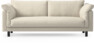 Cherrie - 3-sits soffa, hel dyna, fast klädsel - Beige