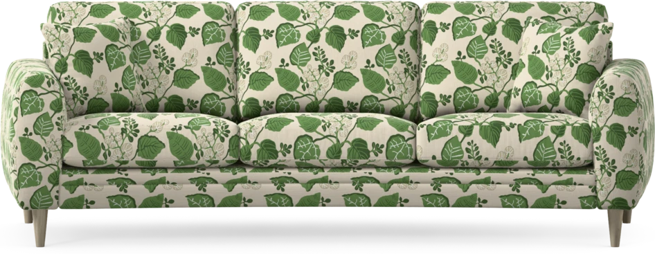 Eden - 3-sits soffa svängd - Flerfärgad