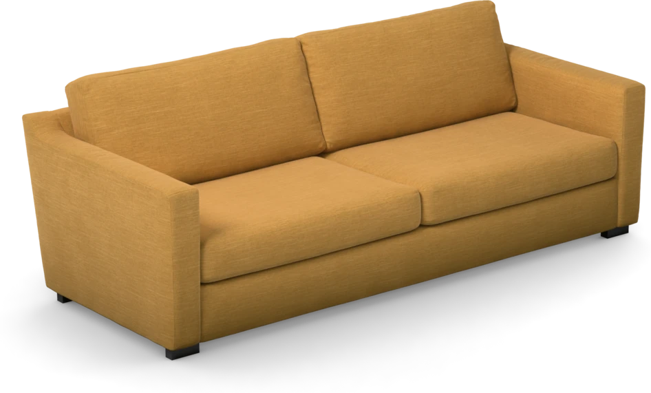Friday - 3-sits soffa - Gul