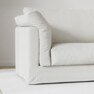Cherrie - 3-sits soffa med kappa - Vit