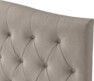 Delux Välvd - Sänggavel, 90-210 cm - Beige