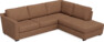 Friday - 2,5-sits soffa med divan höger - Orange