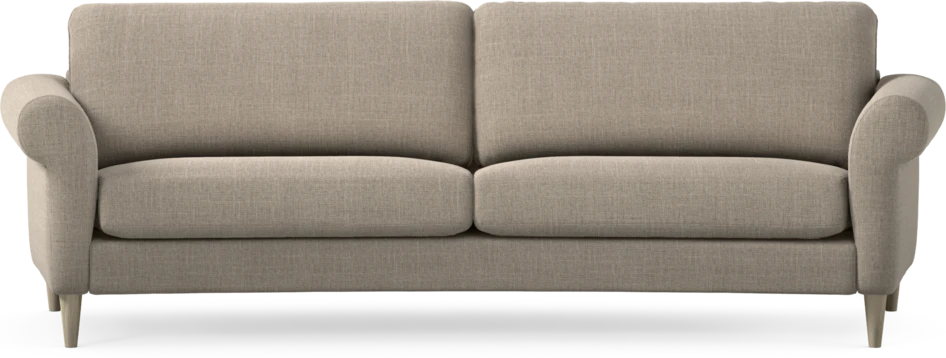 Bridge - 3-sits soffa svängd - Beige