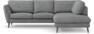 Madison Lux - 2-sits soffa med divan höger - Vit