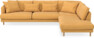 Harper - 3-sits soffa med divan höger - Gul