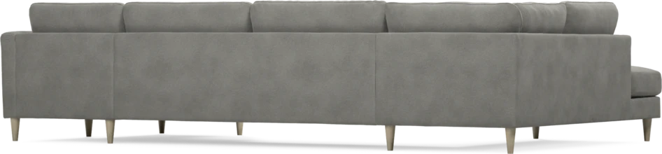 Bridge - 3-sits soffa med divan vänster och schäslong höger - Grå