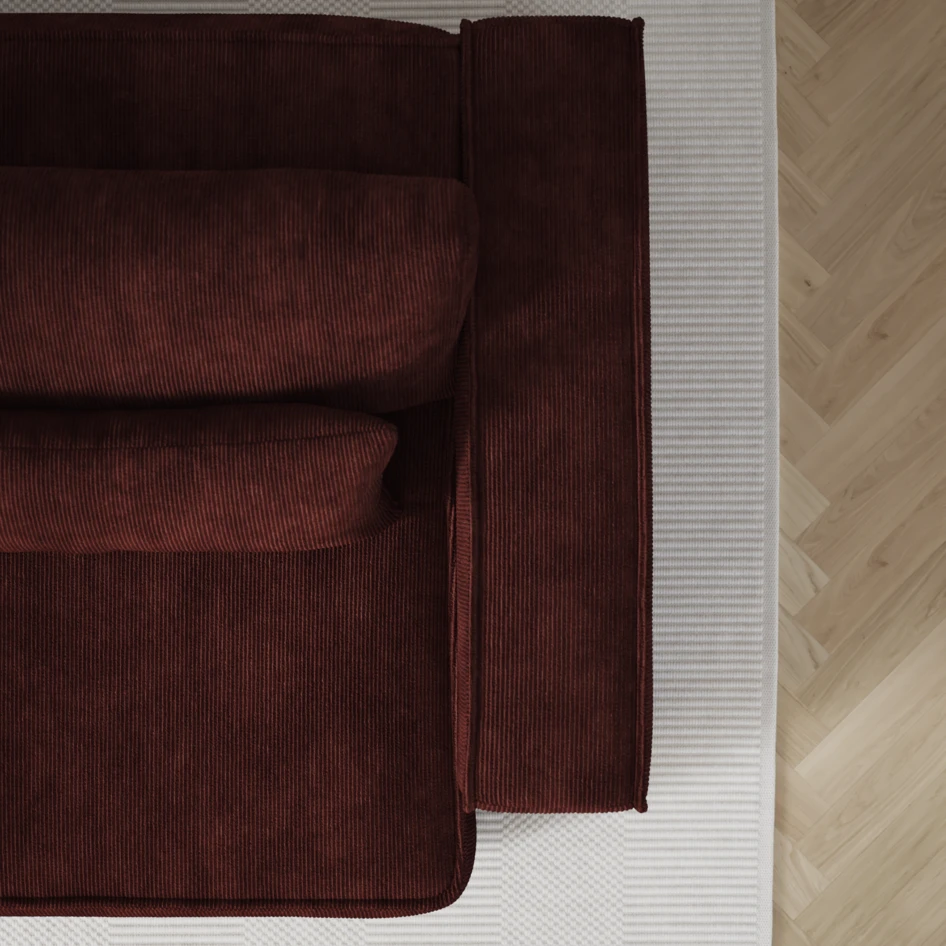 Ide - Bäddsoffa 3-sits - Röd