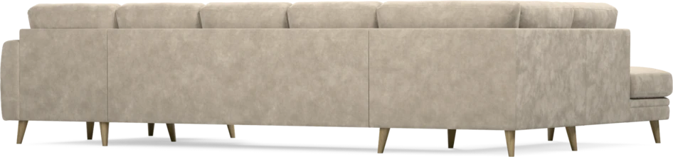Eden - 3-sits soffa med divan vänster och schäslong höger - Beige