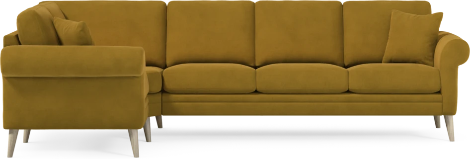 Eden - Hörnsoffa, 1+3-sits - Gul