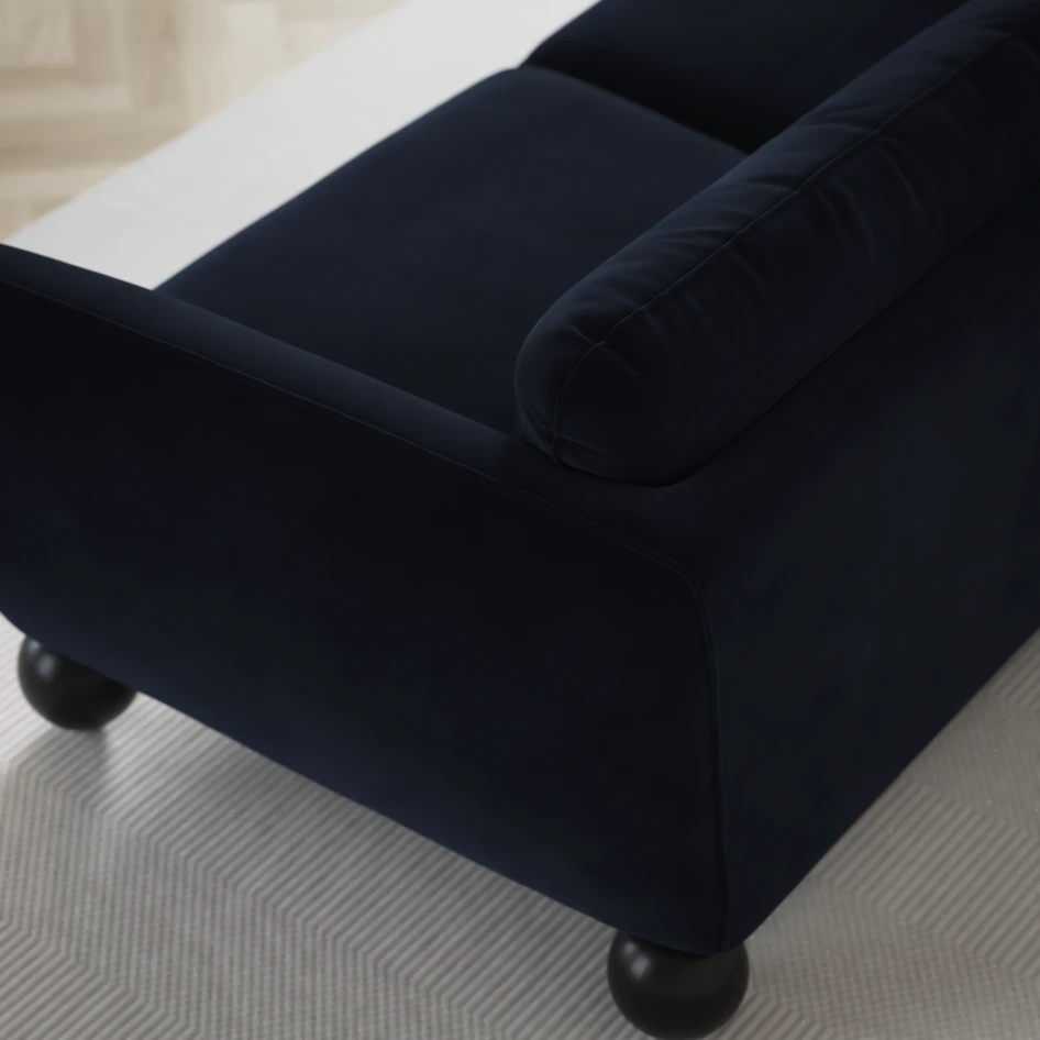 Madison Lux - 2-sits soffa - Blå