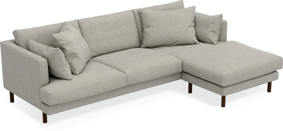 Harper - 4-sits med schäslong höger  - Beige