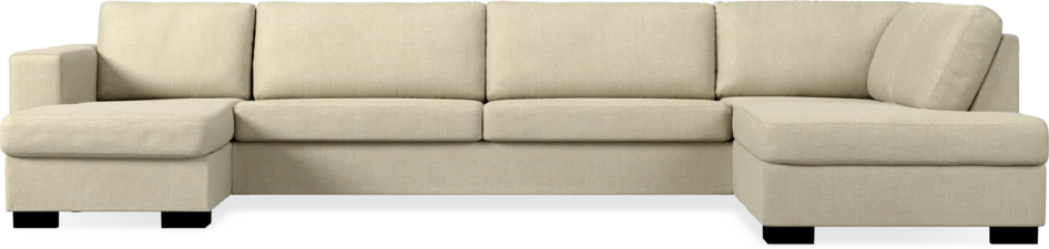Nevada - 4-sits soffa med schäslong vänster och divan höger - Beige