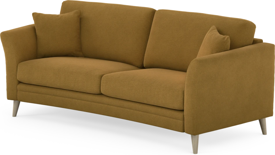 Eden - 2,5-sits soffa svängd - Gul