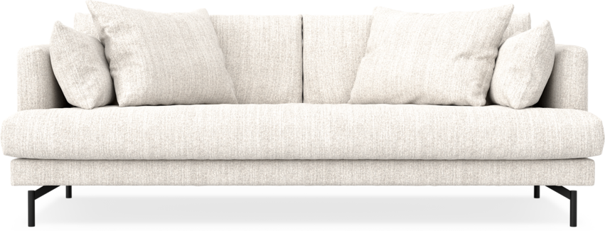Harper - 3-sits soffa, hel dyna - Vit