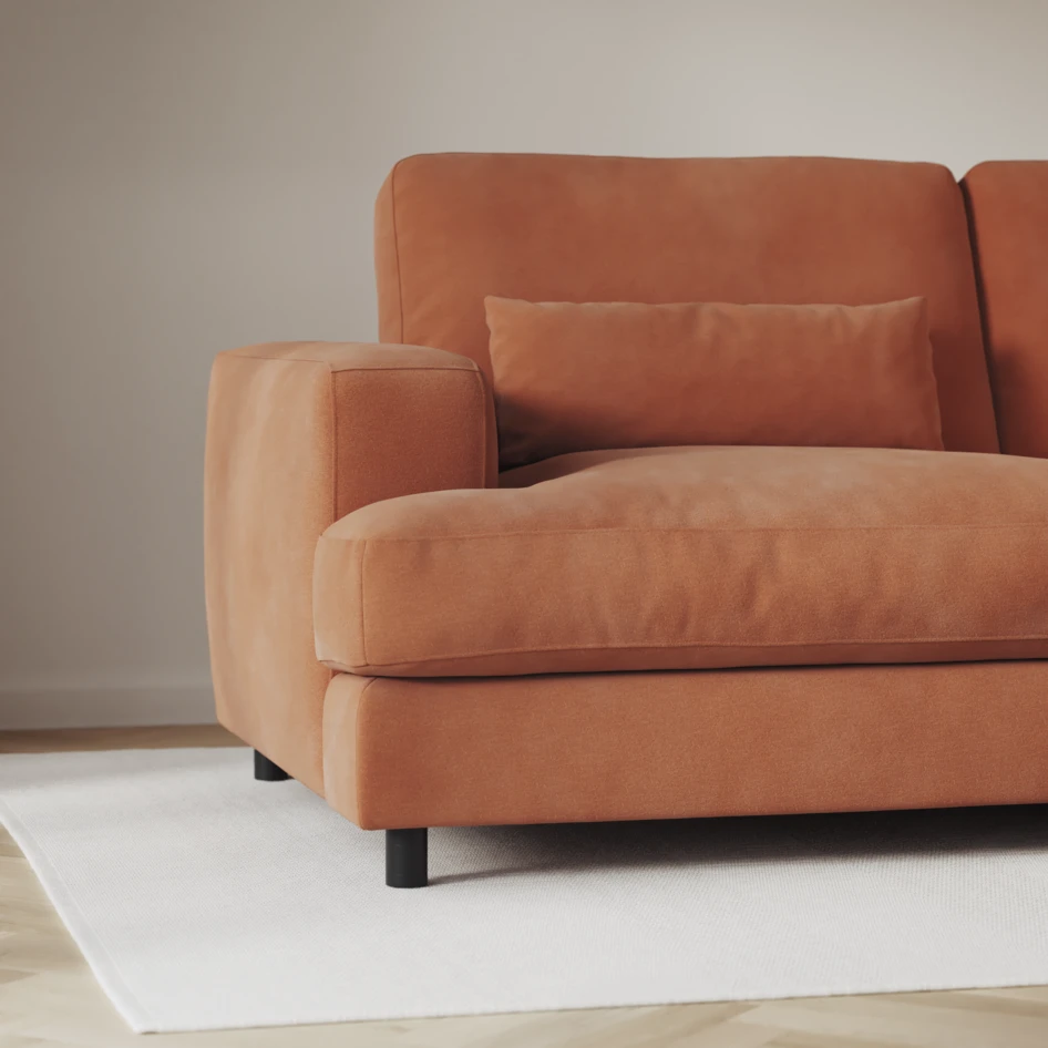 Noma - 3-sits soffa - Orange