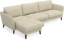 Bridge - 3-sits soffa med schäslong vänster - Beige
