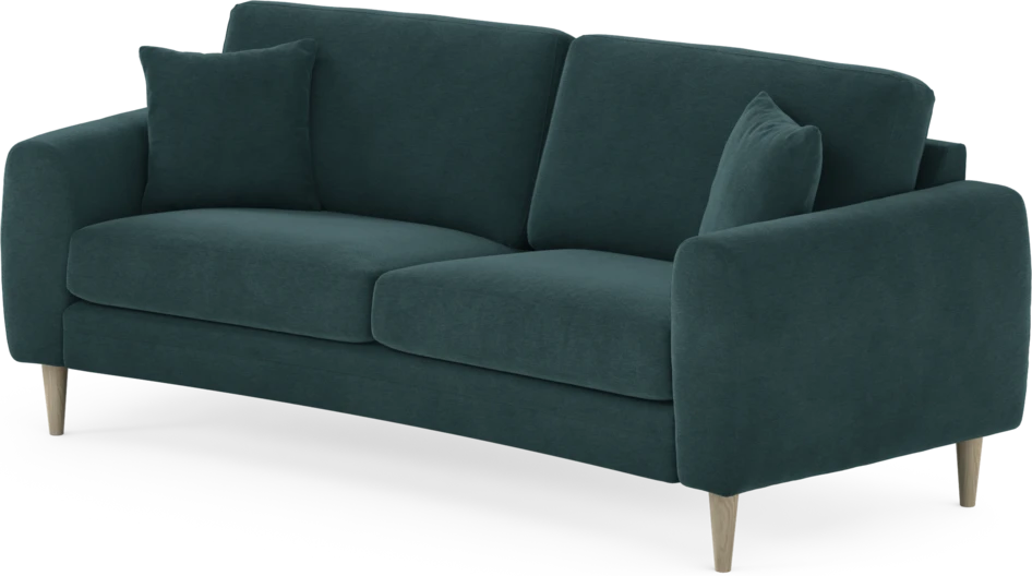 Eden - 2,5-sits soffa svängd - Blå