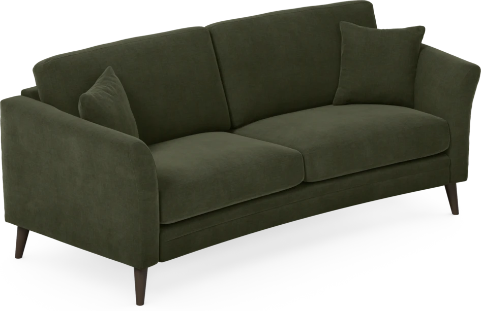Eden - 2,5-sits soffa svängd - Grön