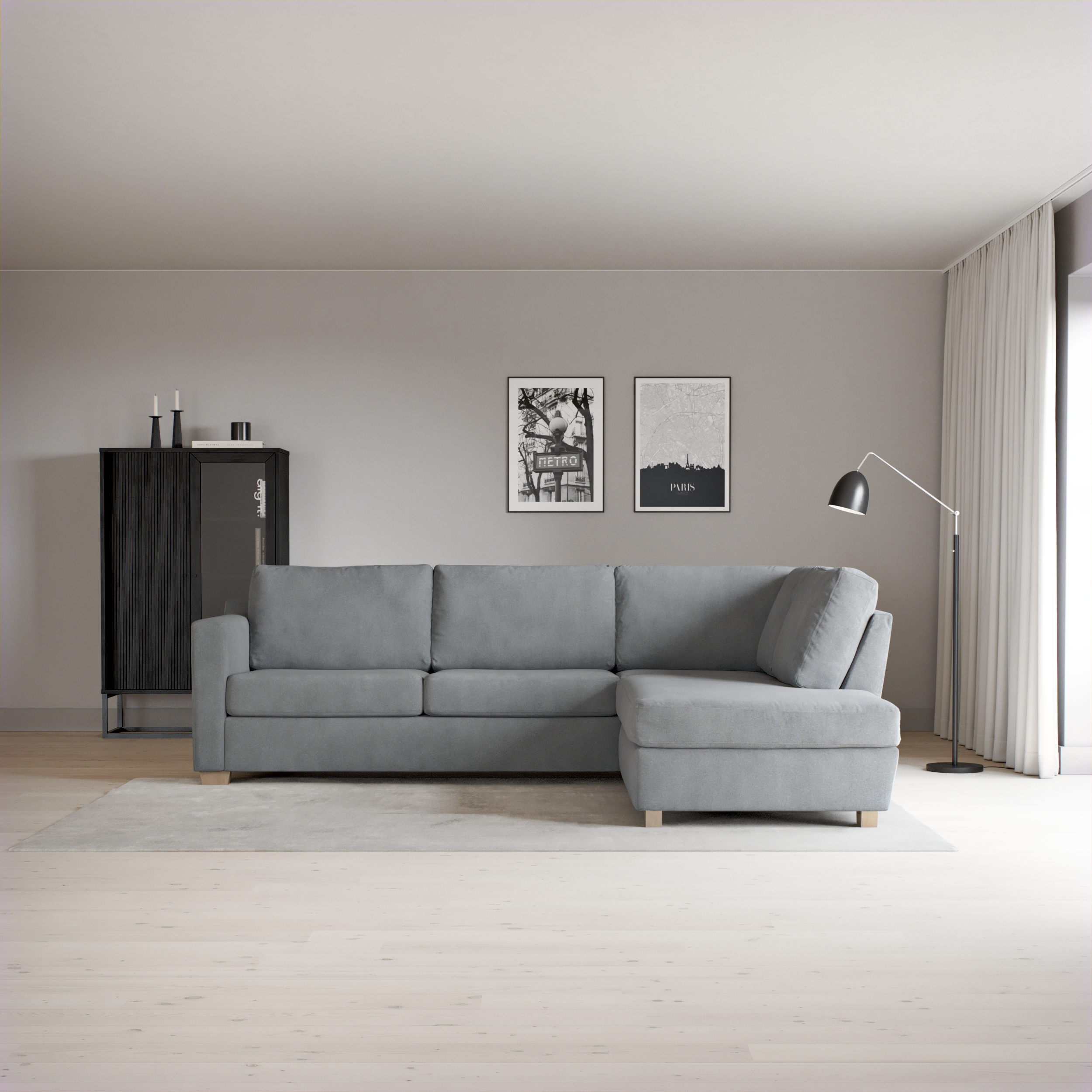 Friday - 2,5-sits soffa med divan höger - inspiration